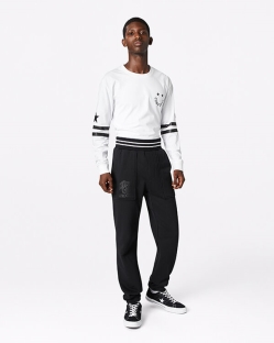 Converse Twisted Varsity Pant Férfi Nadrág Fekete | DEFLWHZ-HU